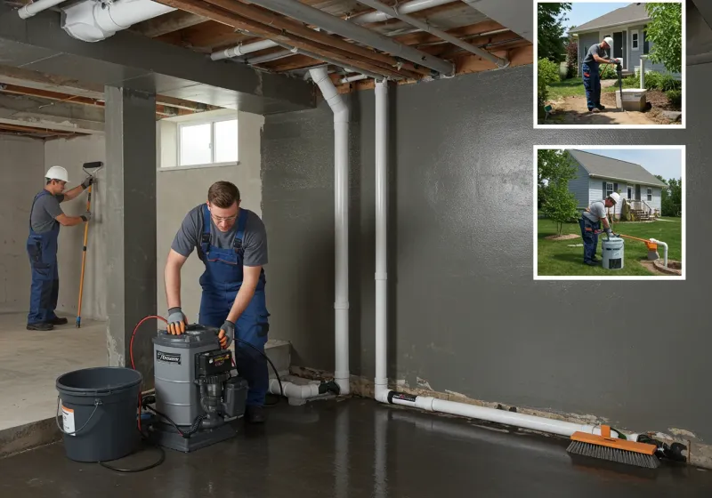 Basement Waterproofing and Flood Prevention process in Lake Purdy, AL